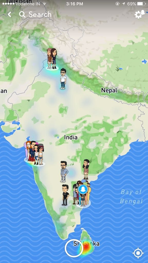 Snapchat Map